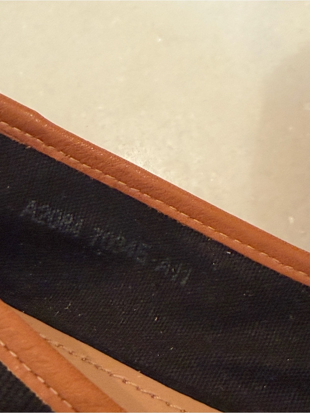 Coach Black Canvas Ballet Flats with Tan Trim - Picture 9 of 9